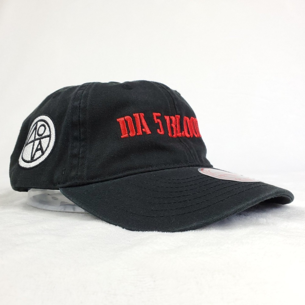 Da 5 Bloods Mitchell & Ness Collab Dad Hat Cap Embroidery Logo Spike Lee NWT - Picture 3 of 8